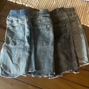 Old Navy Kids Denim Shorts Set - Blue and Black